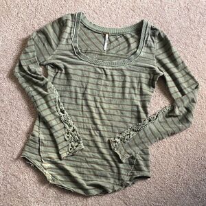 Free People Hard Candy Long Sleeve Top